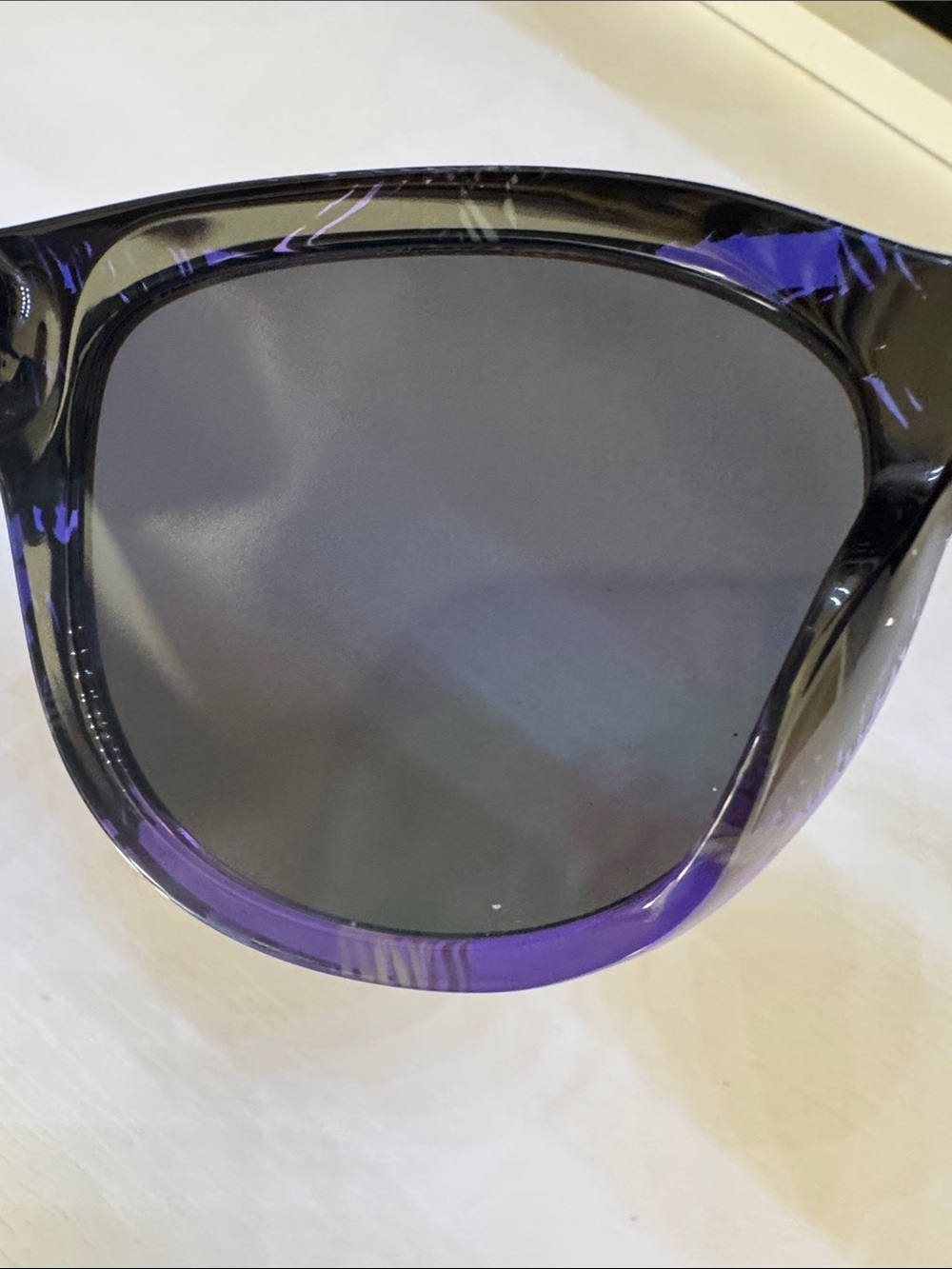 Burberry Purple and Black Sunglasses Used w case - Picture 7 of 10